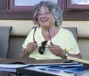 Ellen Zimmerman receives distinguished service gifts and recognition at Wildsight AGM, Invermere, BC
