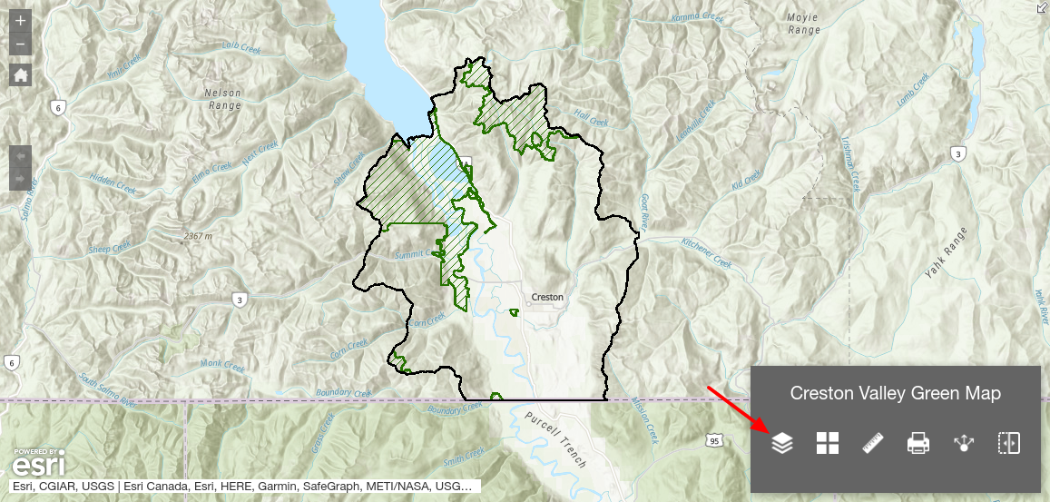 Creston Valley Green Map – Wildsight